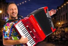 Het ‘Krapulleke’ in Johan Veugelers: zanger-accordeonist pakt uit met remake van K.I.A.-hit ‘Zaterdag’ Johan Veugelers