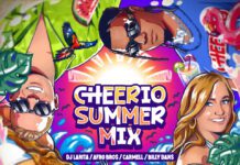 Cheerio Summer Mix van DJ Larita, Afro Bros, Carmell & Billy Dans verschijnt op 10 juli Cheerio Summer Mix