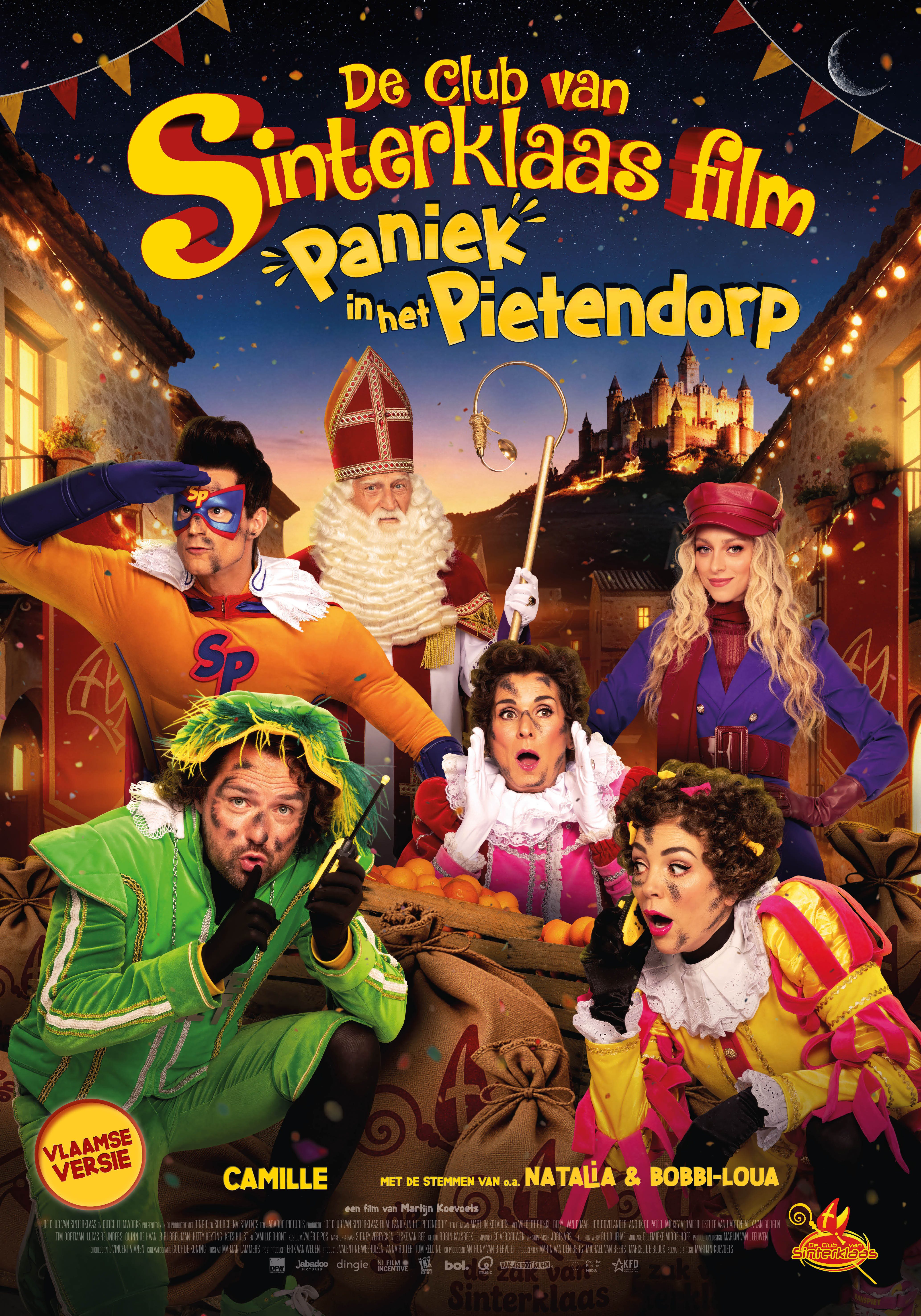 De Club van Sinterklaas film: Paniek in het Pietendorp wordt geproduceerd door Jabadoo Holding B.V.De Club van Sinterklaas 